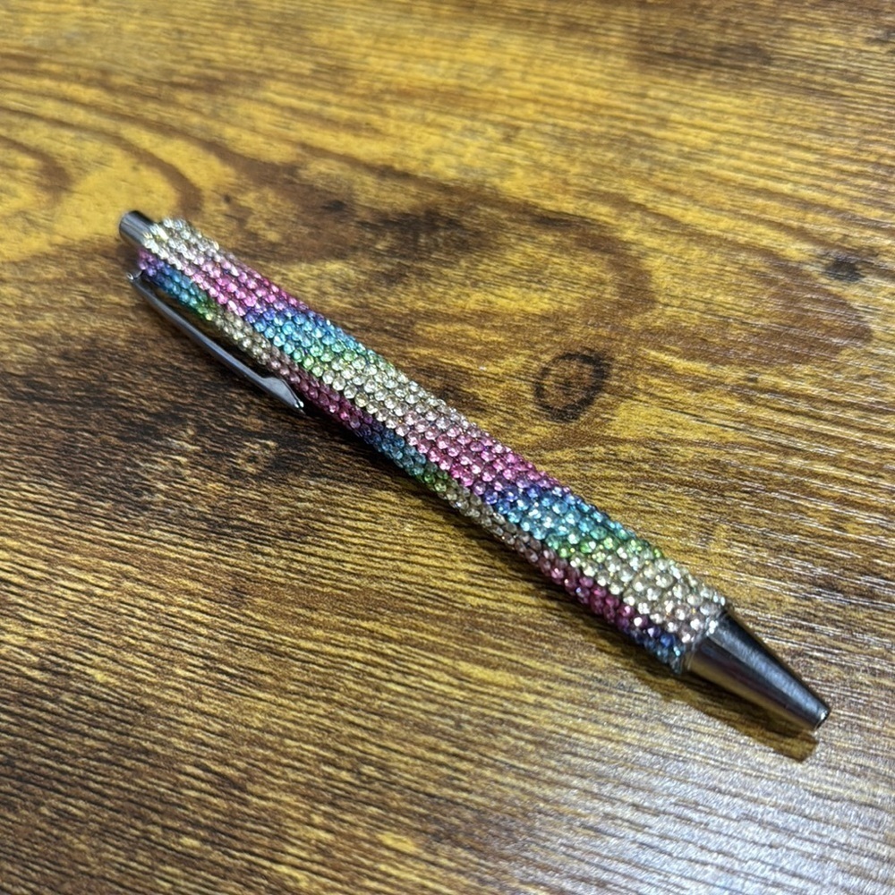 Multicolor Rhinestone Pen
